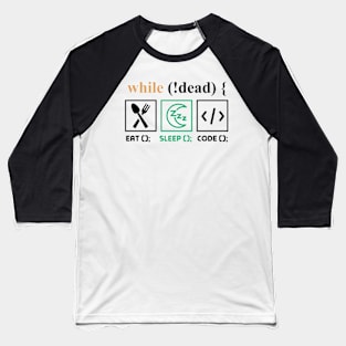 I'm turning coffee into code Baseball T-Shirt